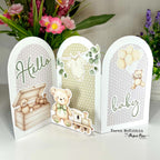 Paper Rose Boho Baby Embossed Die Cuts 35092