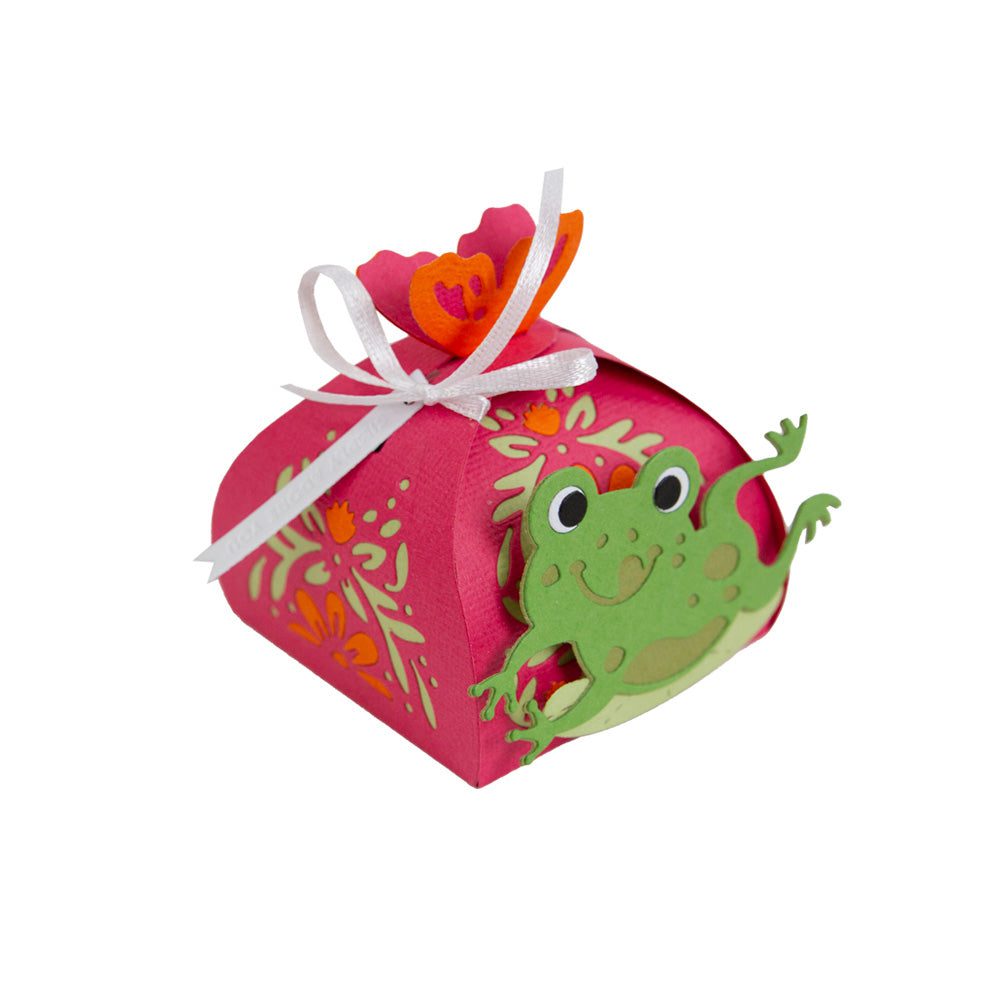 Tonic Enchanted Bouquet Favour Box Dies 5521e flower and frog box