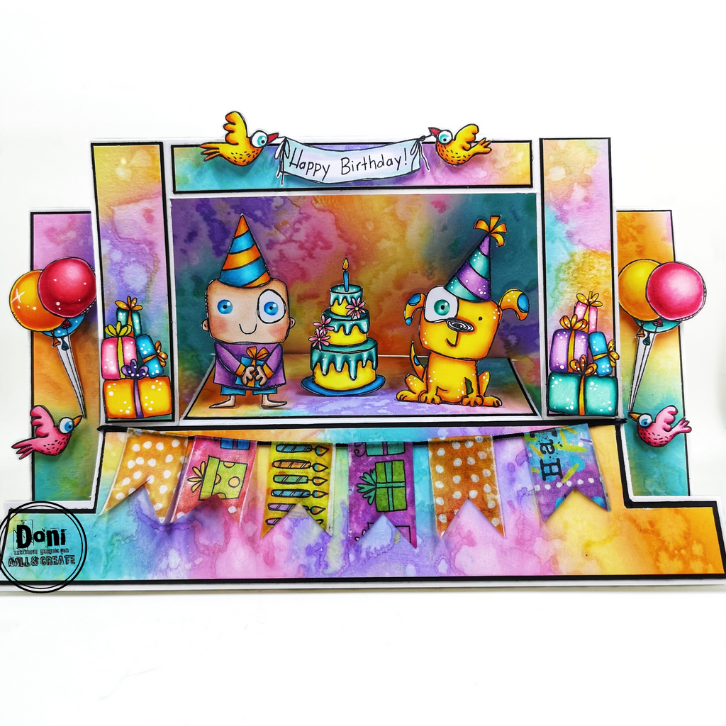 AALL & Create Birthday Bumps Washi Tape 55 happy birthday