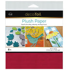 Therm O Web Ruby Red Plush 6x6 Inch Papers Deco Foil 5676