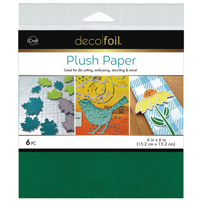 Therm O Web Emerald Green Plush 6x6 Inch Papers Deco Foil 5679