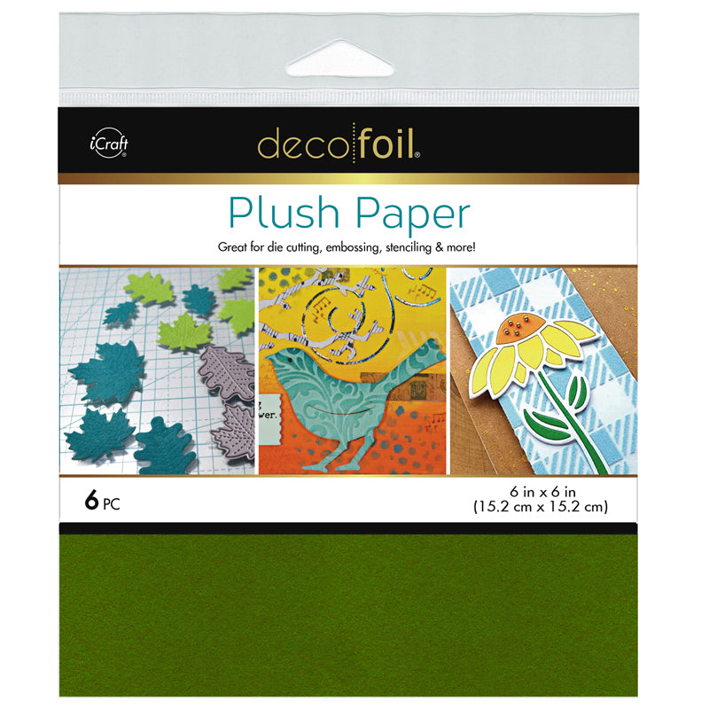 Therm O Web Pine Green Plush 6x6 Inch Papers Deco Foil 5680