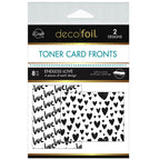 Therm O Web Deco Foil Endless Love Toner Card Fronts 5683