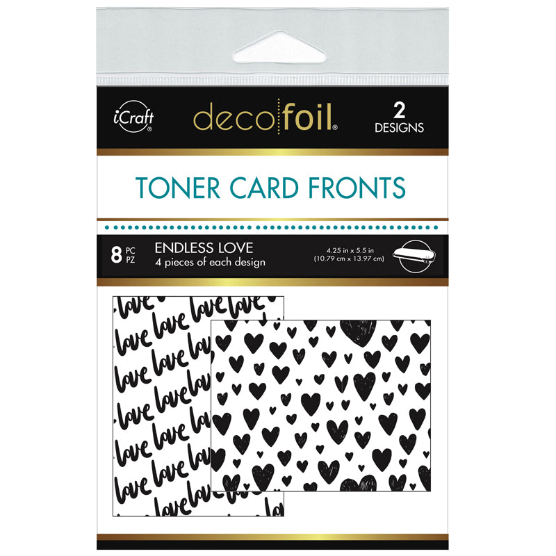 Therm O Web Deco Foil Endless Love Toner Card Fronts 5683
