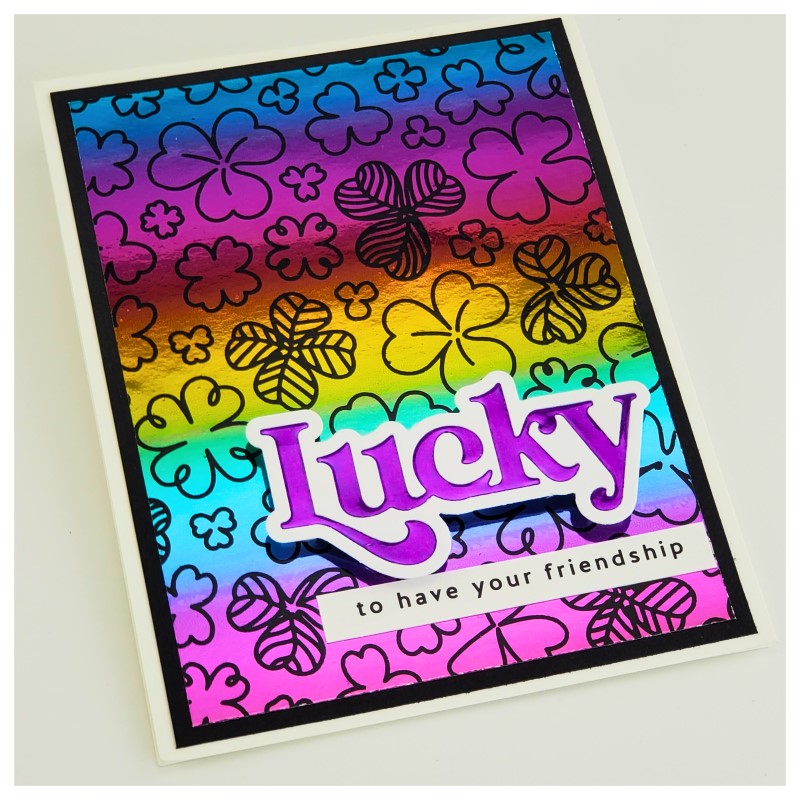 Therm O Web RAINBOW Deco Foil Transfer Sheets iCraft 53045 Lucky