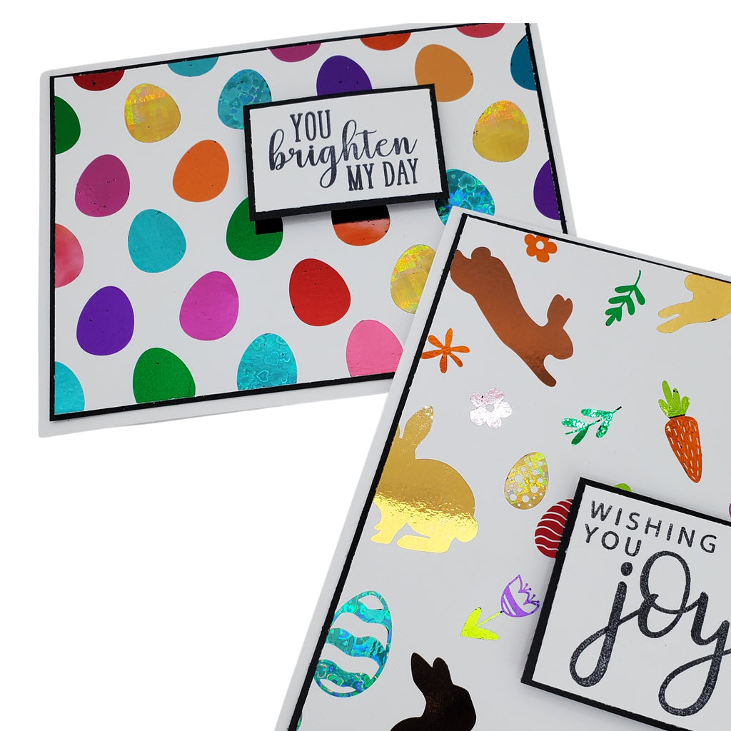 Therm O Web Deco Foil Eggcellent Easter Toner Card Fronts 5686 Brighten My Day