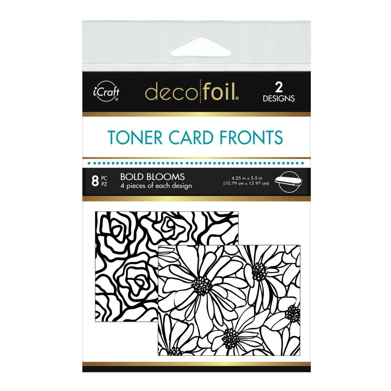 Therm O Web Deco Foil Bold Blooms Toner Card Fronts 5687