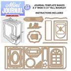 Art Impressions Mini Journal Template Dies 5718 included