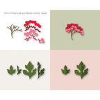 Birch Press Design Forest Leaf and Berries Contour Layers Dies 57514 detail