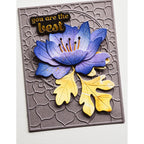 Birch Press Design Lush Leaves Contour Layers Dies 57521 you are the best