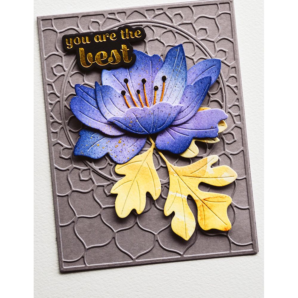 Birch Press Design Lush Leaves Contour Layers Dies 57521 you are the best