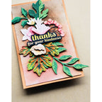 Birch Press Design Lush Leaves Contour Layers Dies 57521 thanks for your kindness