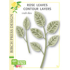 Birch Press Design Rose Leaves Contour Layers Dies 57522
