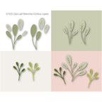 Birch Press Design Oval Leaf Branches Contour Layers Dies 57525 detail
