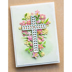 Birch Press Design Floral Cross Layer Set Dies 57537 blooms