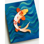 Birch Press Design Block Print Elegant Koi Dies 57613