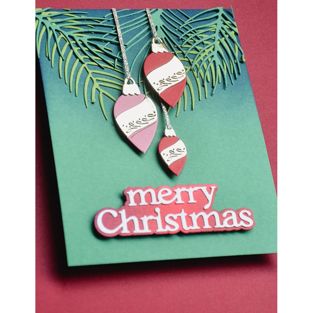 Birch Press Design Block Print Drop Ornaments Dies 57646