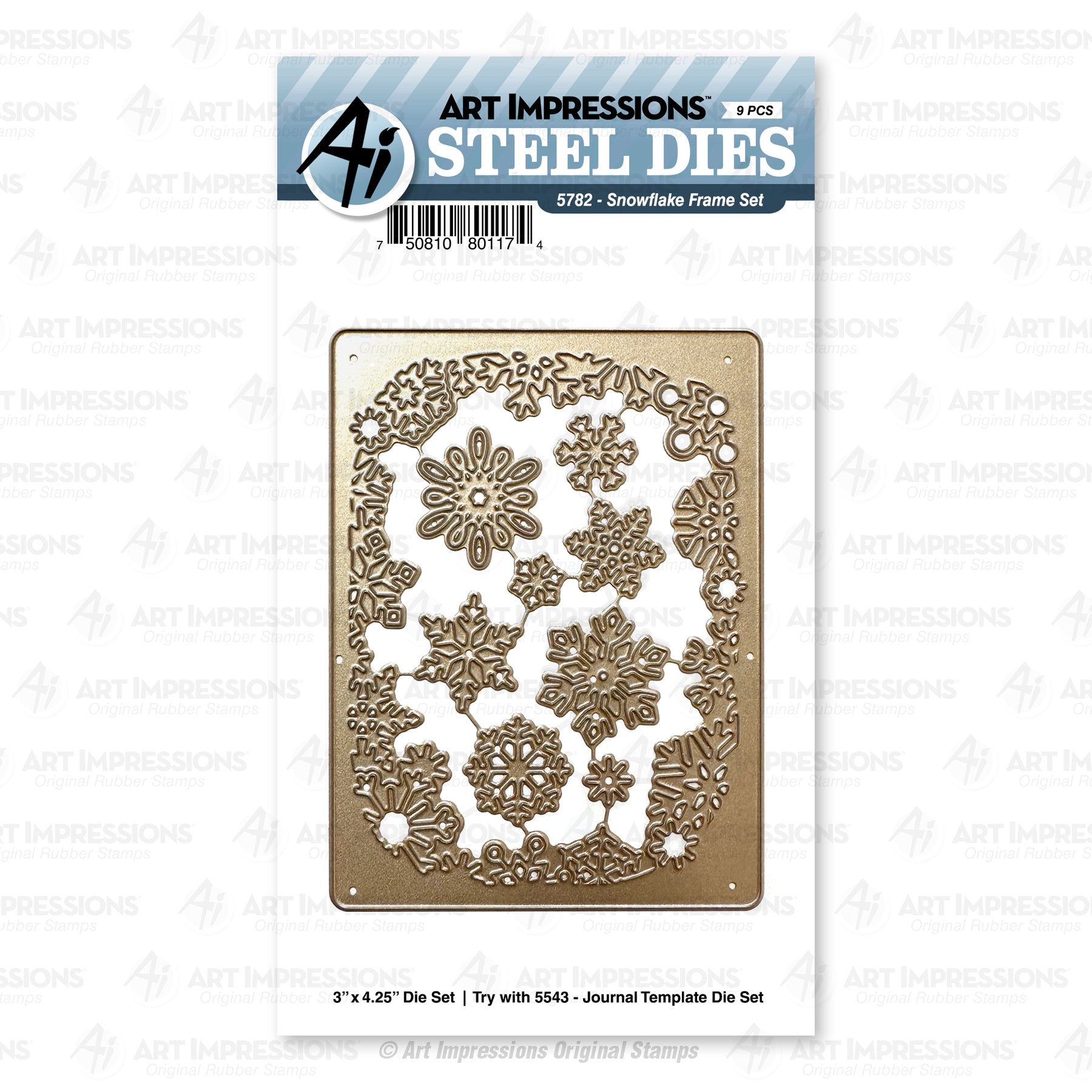 Art Impressions Snowflake Frame Die Set 5782