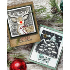Simon Says Stamp Stencil Bright Christmas Rooftops 1116stc Christmas Cards