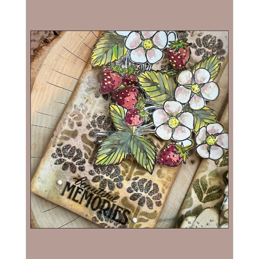 PaperArtsy Eclectica3 Scrapcosy Cling Stamps esc53*
