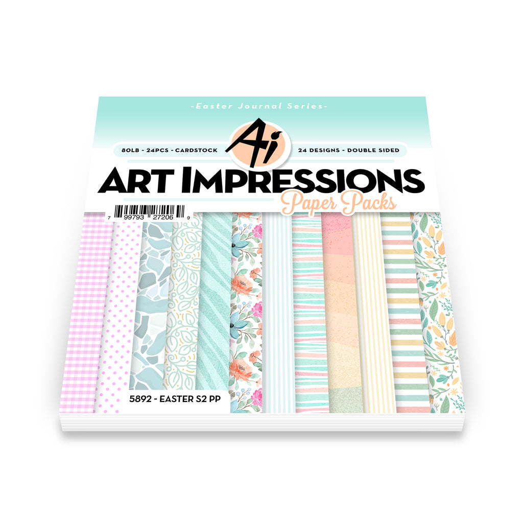 Art Impressions Easter Journal Series 6x6 Inch Double-Sided Paper Pack 5892