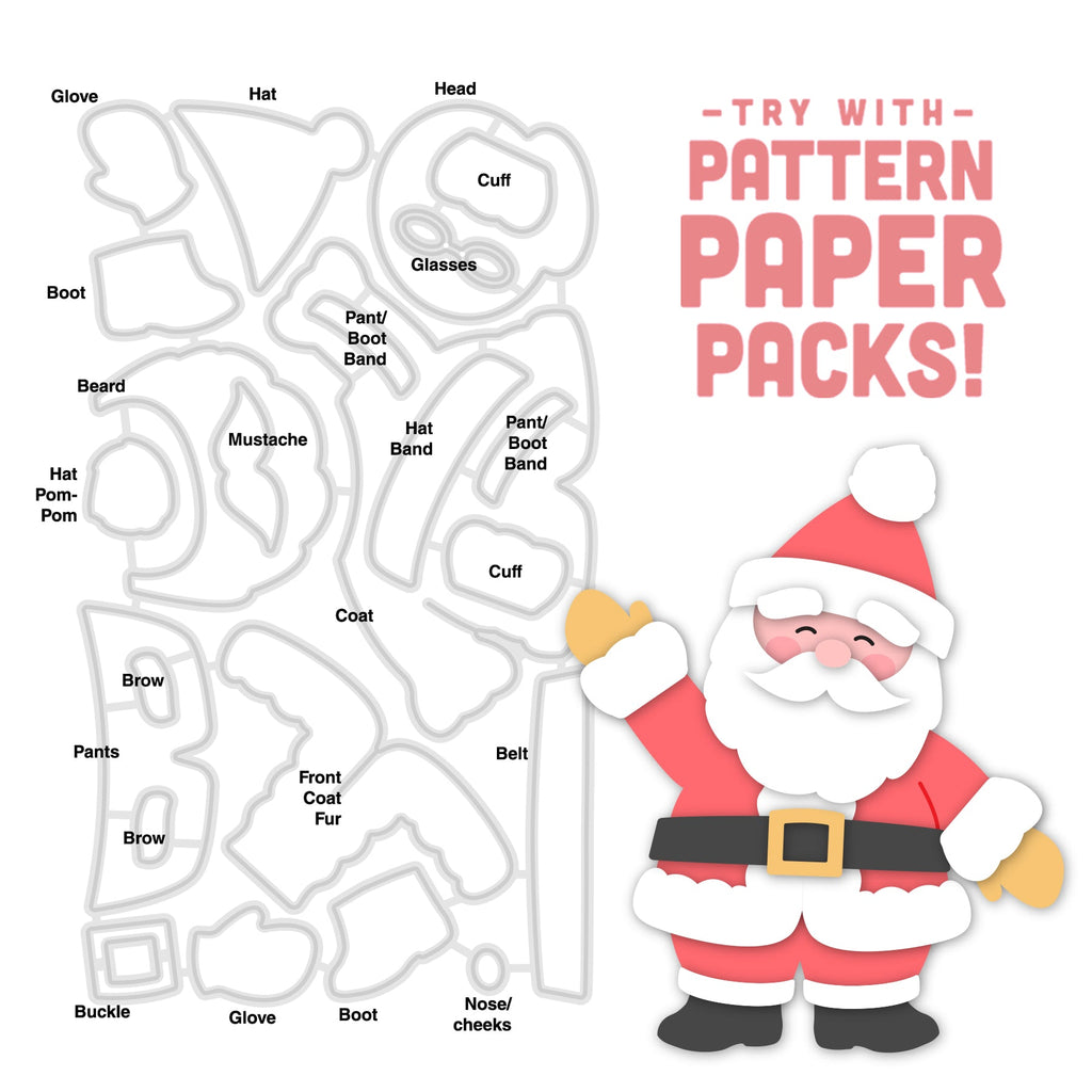 Art Impressions Santa Puppet Die Set 5931