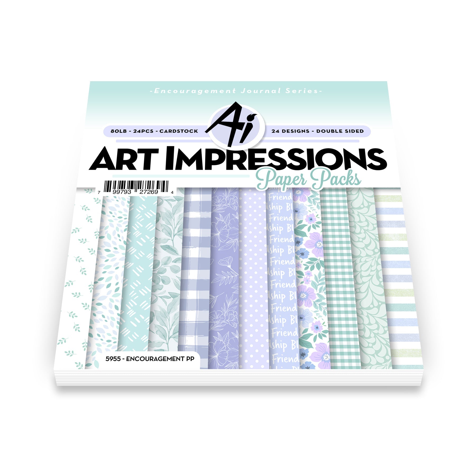 Art Impressions Encouragement Series 6x6 Inch Double-Sided Paper Pack 5955