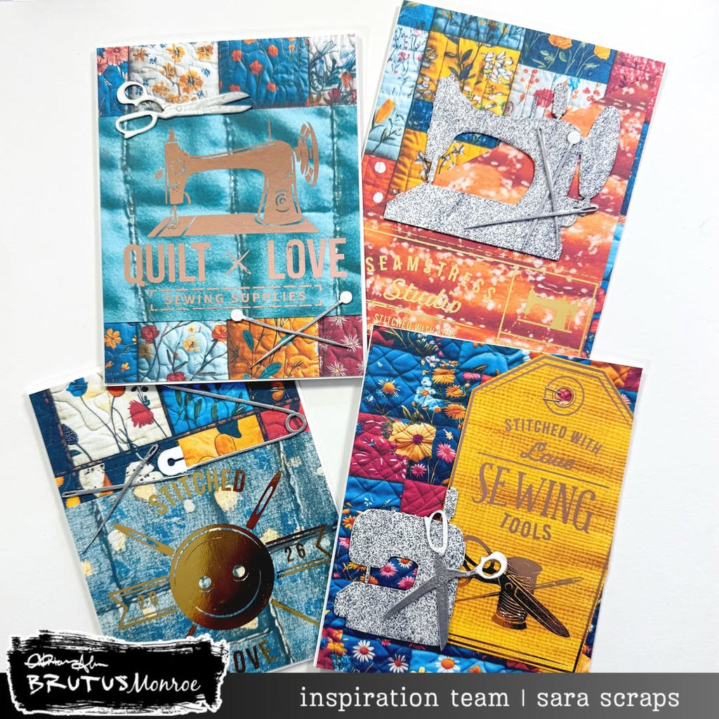 Brutus Monroe Quilted Keepsakes 6x6 Paper Pad bru3548