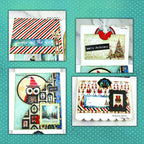 Paper Rose Merry And Bright Mini Junk Journal Folio Kit 35707
