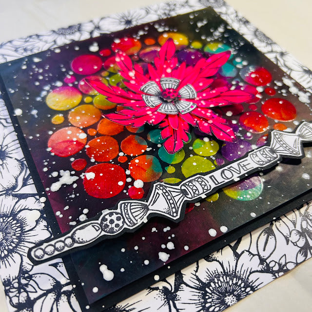 PaperArtsy Tracy Scott Large Stencil ps462*