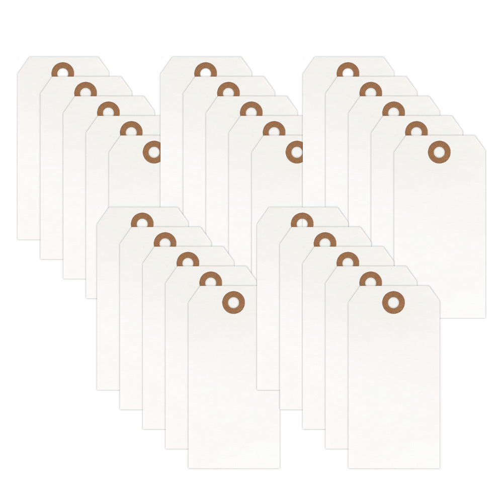 White Tags #5 Pack of 25
