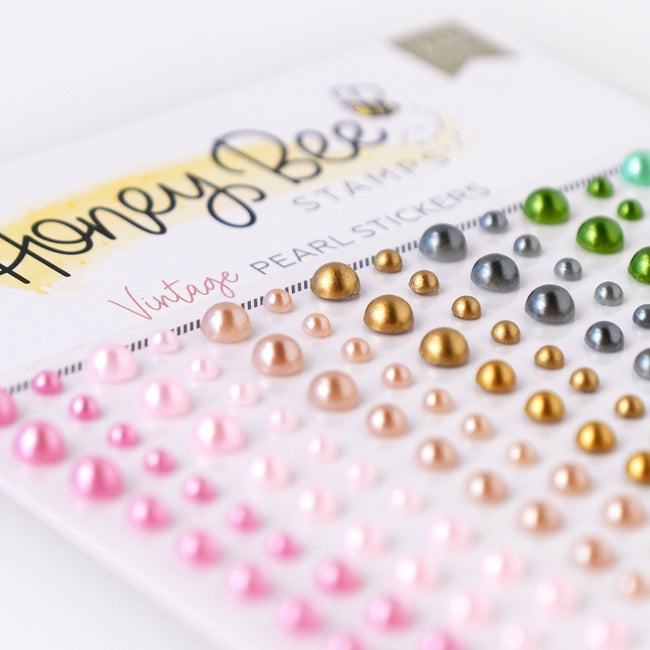 Honey Bee Vintage Love Pearl Stickers hbgs-prl16 Detailed Product View