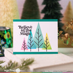 Waffle Flower Triangle Trees Hot Foil Plates 421433 magic