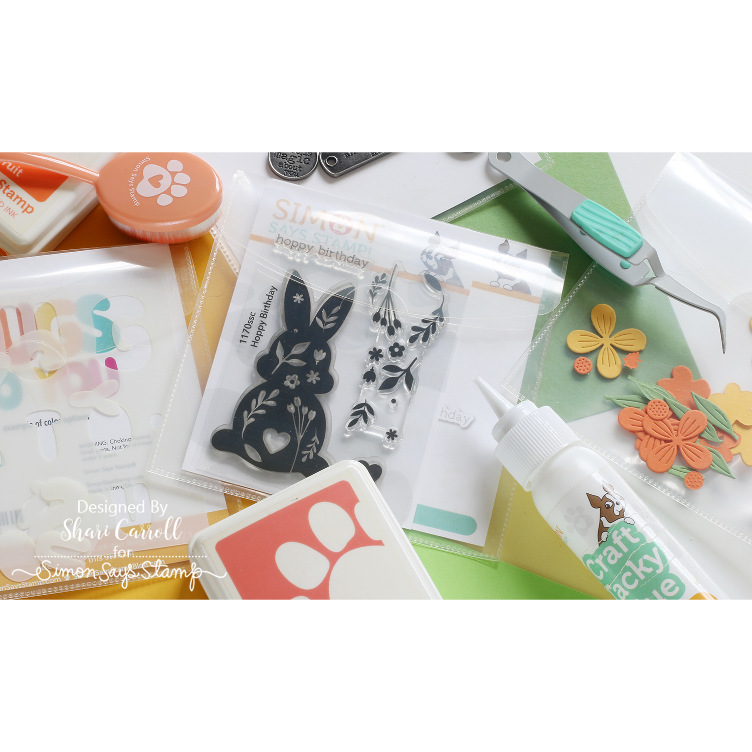 Simon Says Stamp CLEAR POCKETS Storage 5x5 inches 25CPS | color-code:ALT01