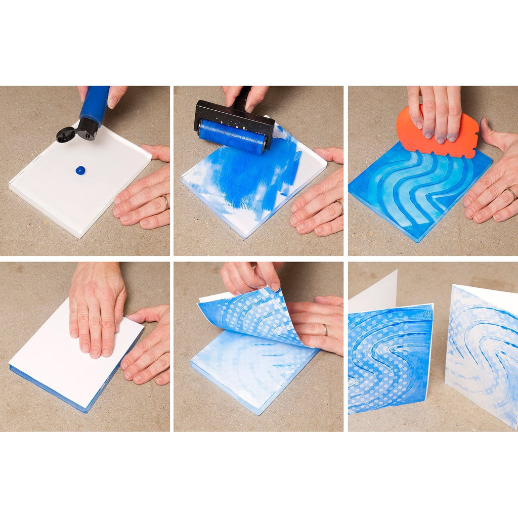 Gelli Arts 5 x 7 Reusable Gel Printing Plate how to