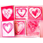 Gelli Arts 5 x 7 Reusable Gel Printing Plate hearts