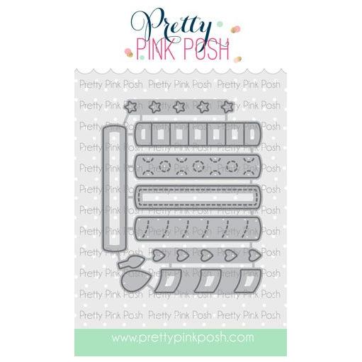 Pretty Pink Posh Birthday Candles Dies