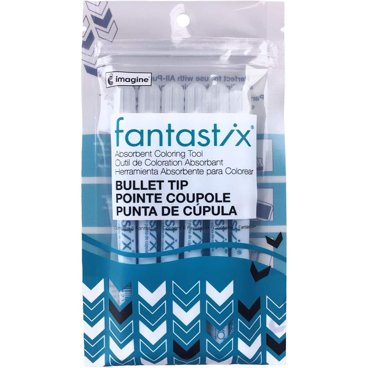 Tsukineko FANTASTIX BULLET TIP 6 Ink Applicator Coloring Tools 301115