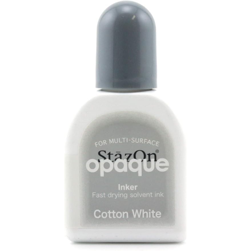 Tsukineko Stazon COTTON WHITE REFILL Reinker Inker 61108