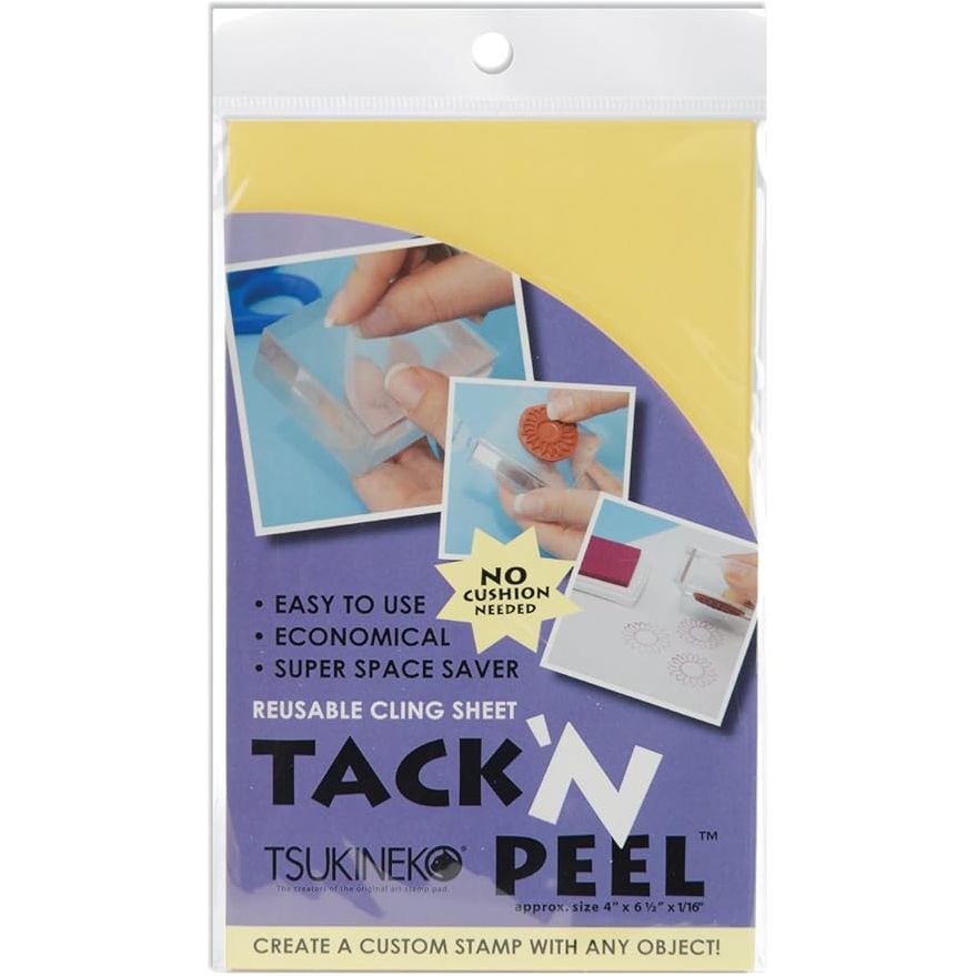 Tsukineko TACK N PEEL Cling Sheet for Stamps 66002