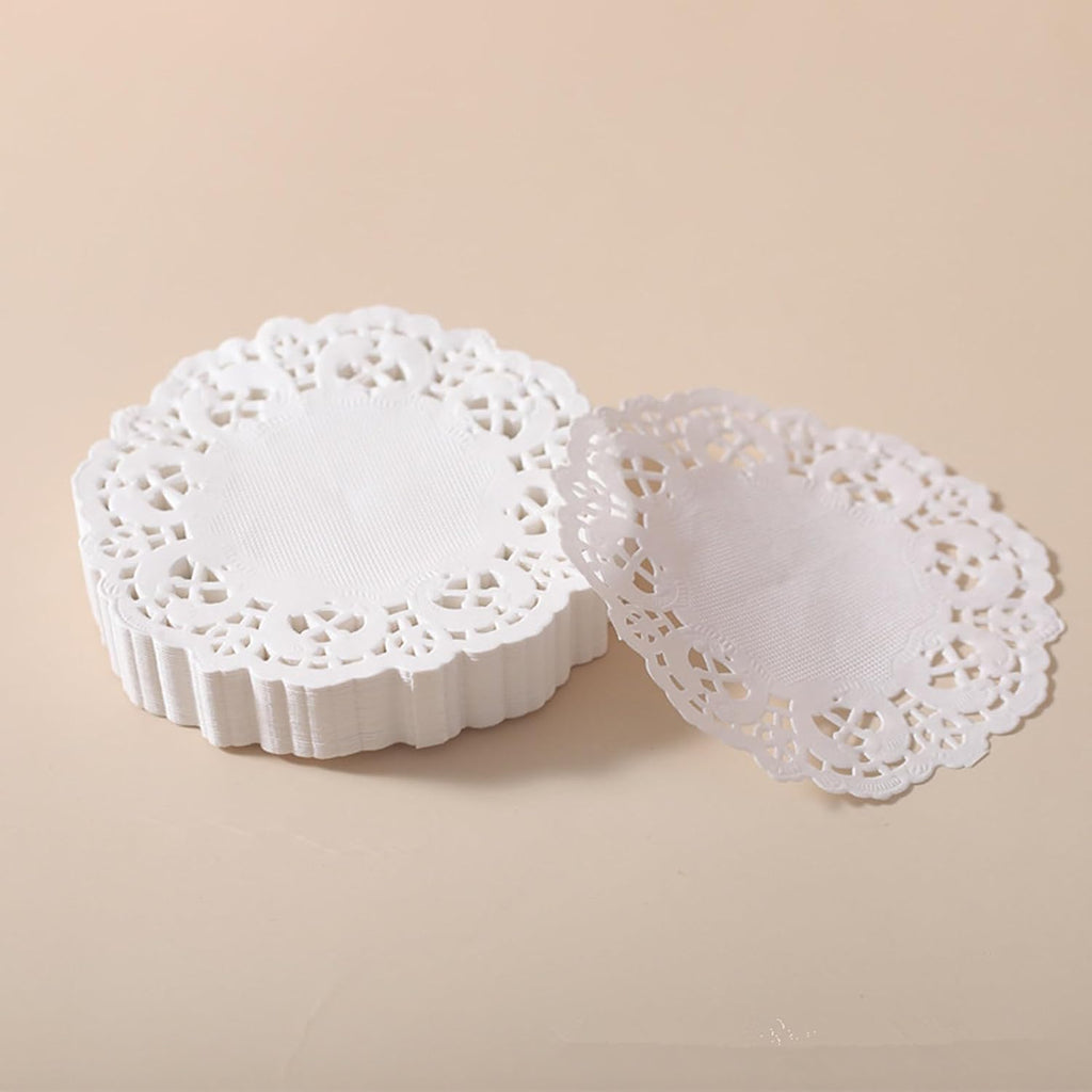 3.5 Inch Round White Doilies 250 Pack