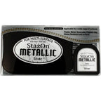 Tsukineko Stazon METALLIC SILVER Ink Pad and Refill SZ-000-192