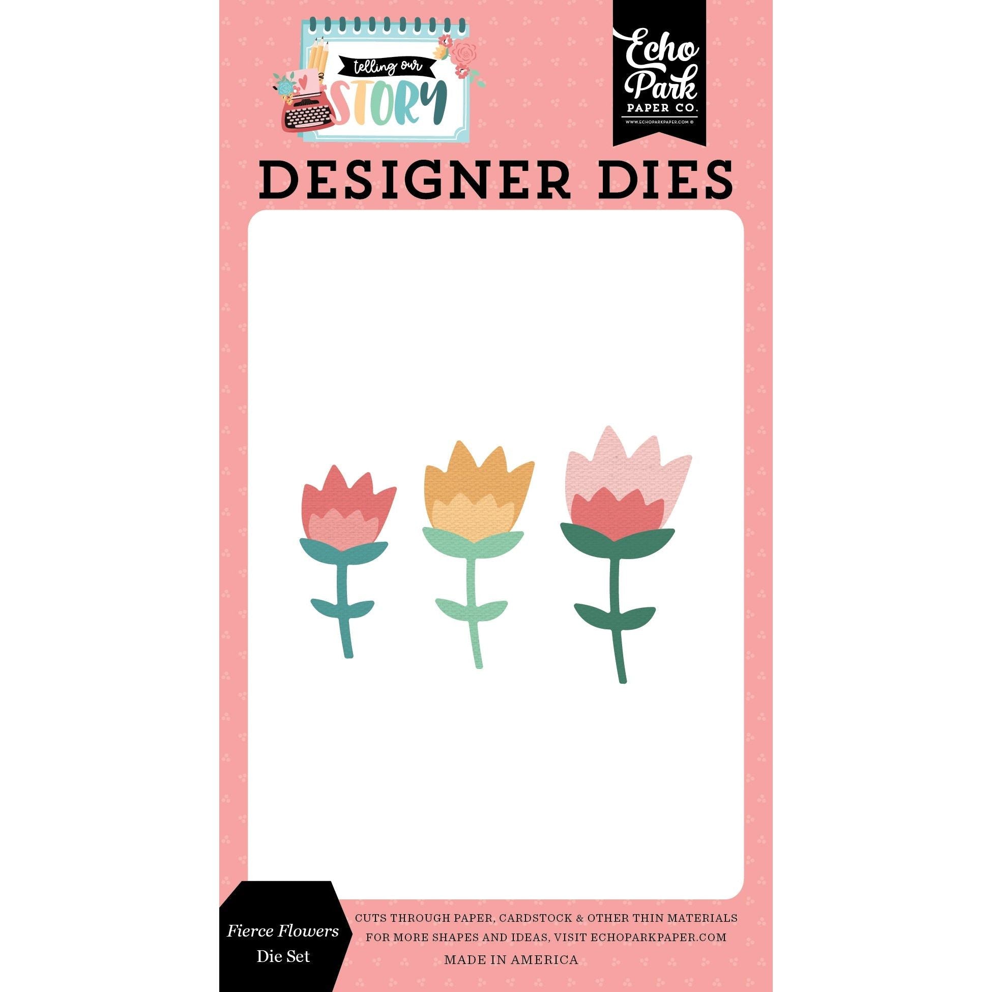 Echo Park Fierce Flowers Die Set tos360041