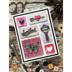 Simon Says Stamp Artful Palette Wafer Dies 1587sdc Valentine's Day Card
