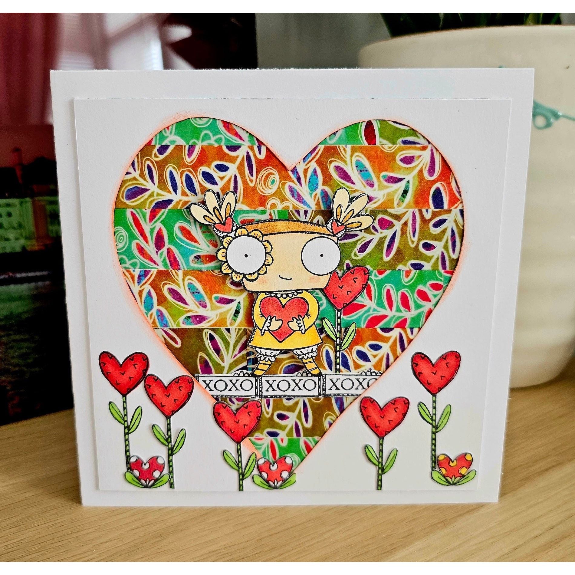 AALL & Create Filigree Washi Tape aalwt63 washi heart card
