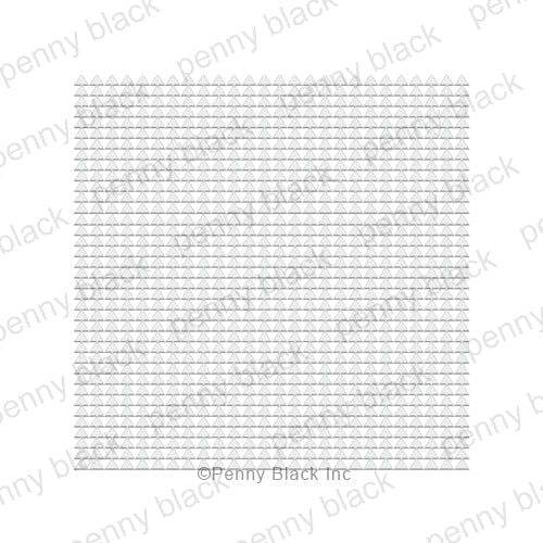 Penny Black Triangle Pattern Embossing Folder 65-011