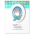 Penny Black Rounded Embossing Folder 65-016 happy birthday