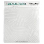 Penny Black Diagonals Embossing Folder 65-019