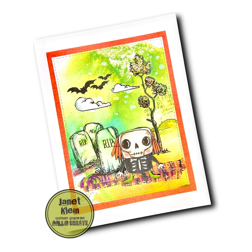 AALL & Create Booooo! Washi Tape aallwt65 halloween skeleton