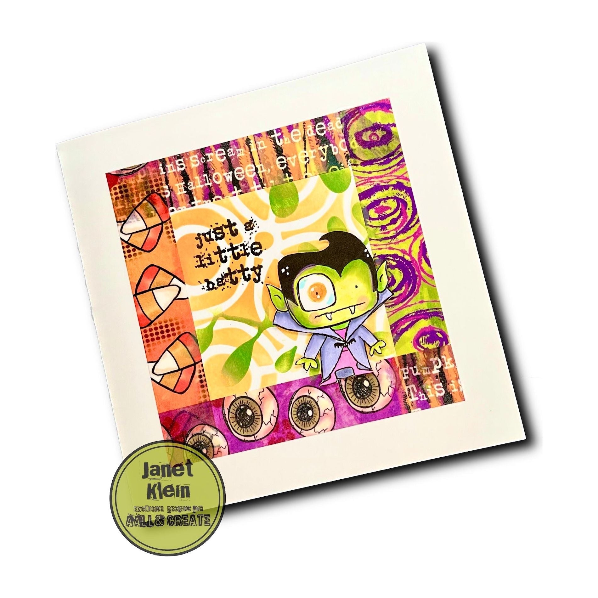 AALL & Create Booooo! Washi Tape aallwt65 halloween vampire
